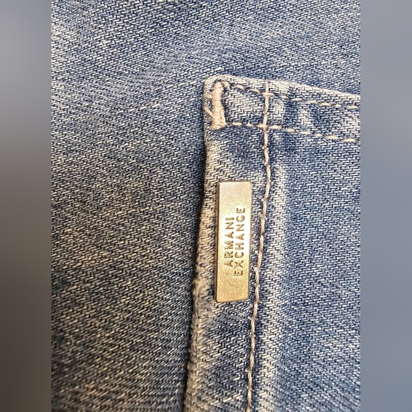 ARMANI EXCHANGE WOMEN'S J19 SUPER-SKINNY SIDE SLIT JEANS SIZE 31 - Picture 13 of 14
